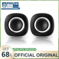 Original Philips SPA2201 Wired Speaker Desktop Office Computer Network Class Multimedia Learning Music Player USB Power Supply