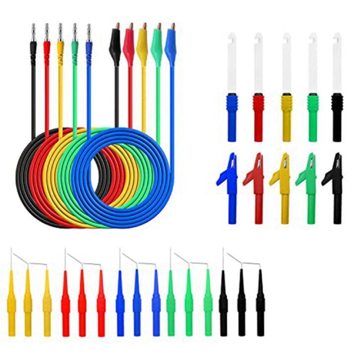 Multimeter Meter Test Leads, 30 Pieces of Multimeter Test Lead Kit,Voltmeter Cable for Voltage