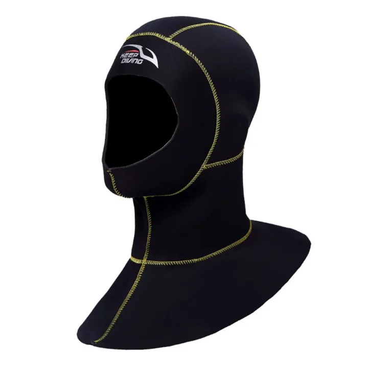 3mm Neoprene Diving Hood Full Face Wetsuit Mask For Scuba D Lazada PH