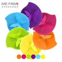 Fashion Colorful Leaves Silicone Cup Cover 10.5 cm Dustproof Lid Glass Plastic Mug Cap