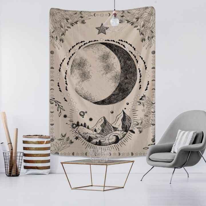 moon-tarot-tapestry-wall-hanging-psychedelic-witchcraft-hippie-tapiz-mandala-art-background-cloth-home-decor