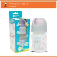 Monkey Toys ขวดนม 4oz/125ml Wide Neck Attoon GiGGLES Feeding Bottle 101605