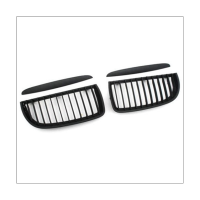 Car Black Front Hood Kidney Grill Mesh Sport Racing Grills for 3 Series E90 E91 2005-2008