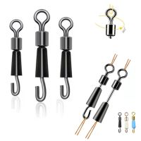 20pcs Carp Fishing Quick Change Feeder Swivels Method Feeder Swivel Snaps Fishing Accessories Tool Jig Hooks Tackle Connector Accessories