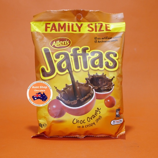 Kẹo cứng vị cam bọc socola allens jaffas family size bag 340g - oz - ảnh sản phẩm 1