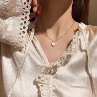 Korean Heart Necklace Pendant Women Necklaces Choker Clavicle Chain Fashion Jewelry Accessories