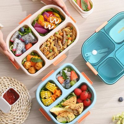 1 Set Convenient Lunch Box Dust-proof Bento Box Fresh-Keeping Food Grade Lunch Container Meal Preservation