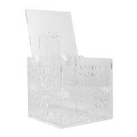 Aquarium Breeding Isolation Box Partition Incubator Incubator Acrylic Transparent Aquarium Incubator Rack (10X10X10CM)