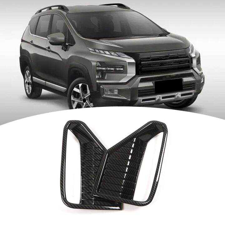 car-carbon-fiber-abs-rear-fog-light-frame-cover-trim-fit-for-xpander-2022-2023