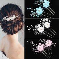 【CW】 2Pcs Hair Pins Accessories Wedding Jewelry Clip Headpiece