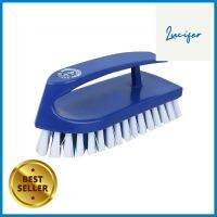 แปรงพลาสติกขัดพื้นทรงเตารีด ตราสมอ สีน้ำเงินFLOOR PLASTIC SCRUB BRUSH WITH IRON HANDLE ANCHOR BLUE **มีบริการชำระเงินปลายทาง**