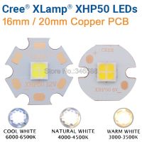 【Sell-Well】 Correct Engineering Service Limited CREE XHP50 XHP-50สีขาวเย็น6500K สีขาวกลาง5000K สีวอร์มไวท์3000K ตัวจ่ายไฟ LED ไดโอด6V 12V บน16มม. 20มม. คูเปอร์