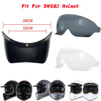 Universal รถจักรยานยนต์ Visor เลนส์3 Snap-Button R Helmet Brims Goggles รถจักรยานยนต์หมวกกันน็อค Brims Fit สำหรับ SHOEI หมวกกันน็อก