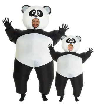 New Version Chinese Giant Panda Bear Mascot Costume Adult Cartoon Character  Drum Up Business Hilarious Funny CX4018 From 67,71 €