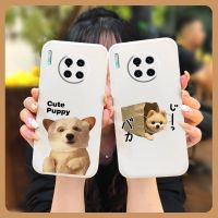 Lens bump protection soft shell Phone Case For Huawei Mate 30 cute Lens package Solid color Anti-fall Cartoon