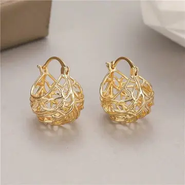 Gold earing design sale for women