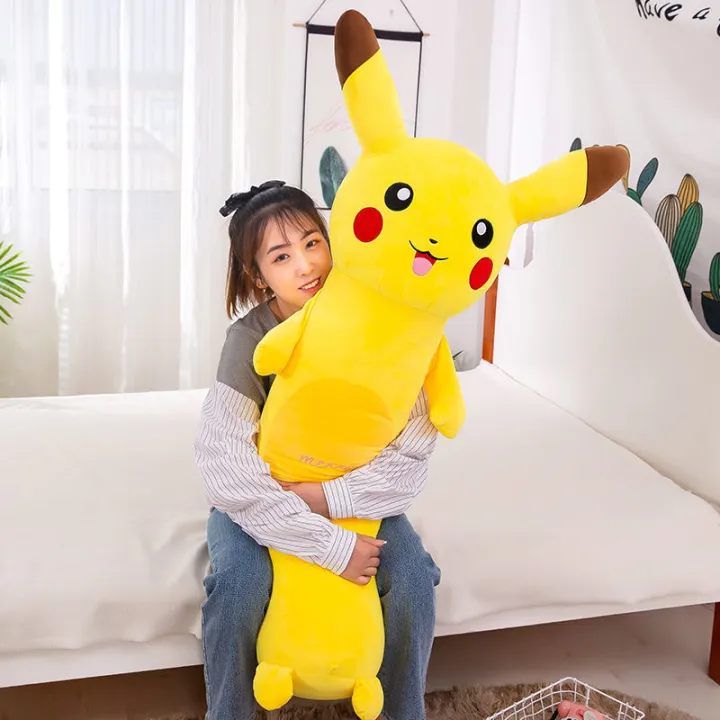 ZJTP NEW CUTE LONG PIKACHU STUFFED TOY PILLOW 80CM | Lazada PH