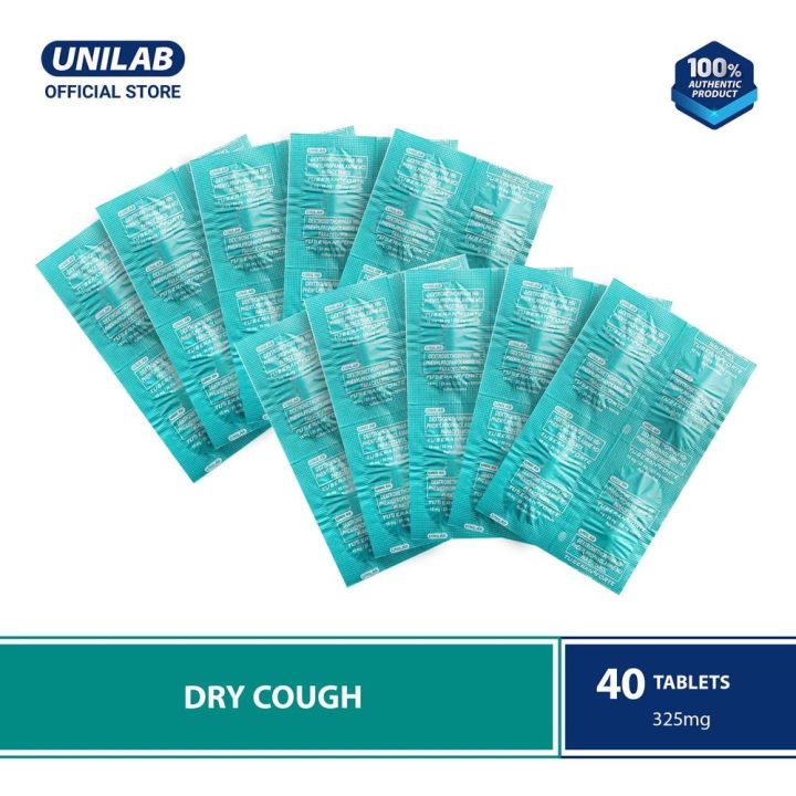 COD Unilab Tuseran Forte 40 Tablets - Medicine for Relief of Cough ...