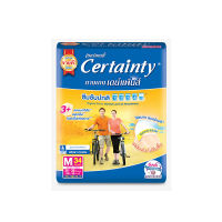 CERTAINTY DAYPANTS กางเกงผ้าอ้อม เซอร์เทนตี้ เดย์แพ้นส์ ขนาดจัมโบ้ ไซส์ M [34ชิ้น]