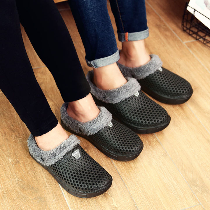 men-and-women-winter-slippers-fur-slippers-warm-fuzzy-plush-garden-clogs-mules-slippers-home-indoor-couple-slippers
