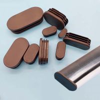 10Pcs Non-slip Furniture Foot Pad Plastic Oval Pipe Plug Table Chair Foot Cover Cap Floor Protector Furniture Accessories