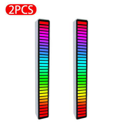32LED Voice-activated Pickup Rhythm Light Music Atmosphere Light RGB Colorful Tube USB Energy-Saving Lamp Ambient Lamp