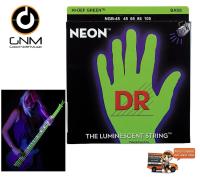 DR Neon Hi-Def Bass Strings สายเบส 4 สาย เรืองแสง - สีเขียว รุ่น NGB-45