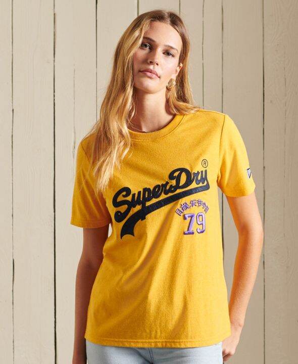 superdry-vintage-logo-source-t-shirt-เสื้อยืด-สำหรับผู้หญิง