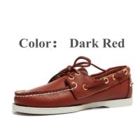 Mens Casual ของแท้หนัง Docksides Deck Lace Up Moccain Loafers รองเท้าขับรถแฟชั่น Unisex PLUS ขนาดรองเท้า