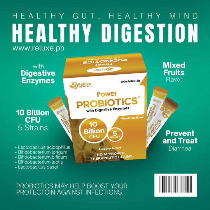 Power Probiotics with Digestive Enzymes ( 30 sachets ) Lazada PH