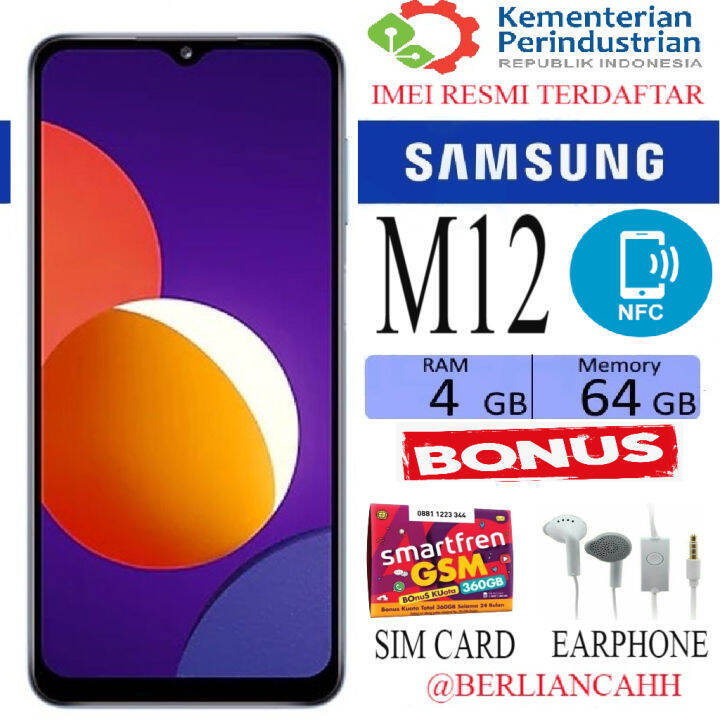 samsung m12 ram 4 rom 64