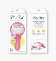 มีดโกนสำหรับผู้หญิง SCHICK INTUITION LEMON BERRY BREEZE ORGANIC LEMON