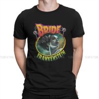Cool Hipster Tshirts The Bride Of Frankenstein Men Harajuku Pure Cotton Tops T Shirt Round Neck