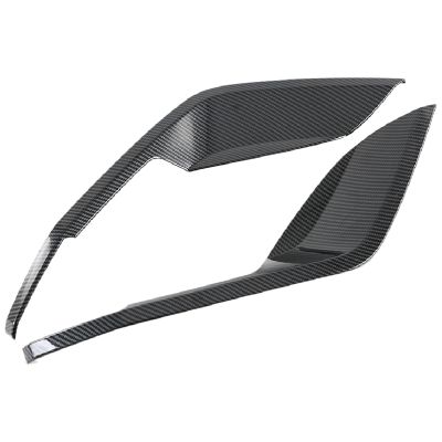 Carbon Fiber ABS Front Fog Light Trim Bezel Cover Trim Stickers Front Fog Light Trim Bezel Cover Trim Stickers for BYD Dolphin Atto1 EA1 2022 2023