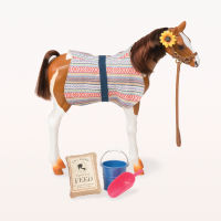 ตุ๊กตาโอจี Our Generation Dolls ( OG Dolls ) - PINTO PASO FINO FOAL 12" ตุ๊กตาลูกม้าพันธุ์ปิ่นโตพาโซ่ ฟิโน่ พร้อมอุปกรณ์ สำหรับตุ๊กตาโอจี