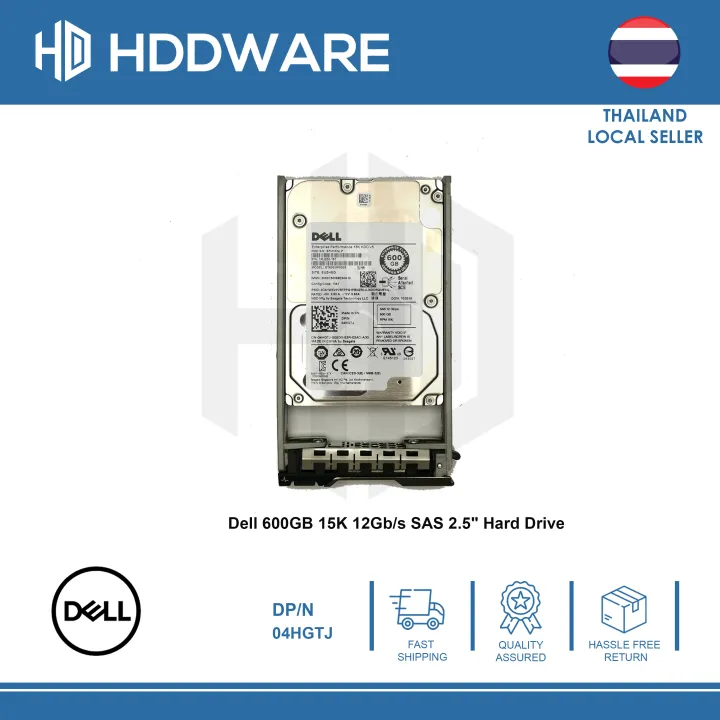 Dell 600GB 15K RPM SAS 12Gbps 2.5" Enterprise Hard Drive (Used – Tested & Healthy)