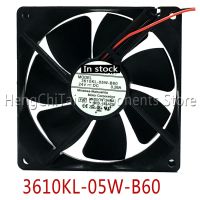 【cw】 Original new  ForNMB 9225 3610KL 05W B60 0.26A dual ball bearing cooling fan 92x92x25mm