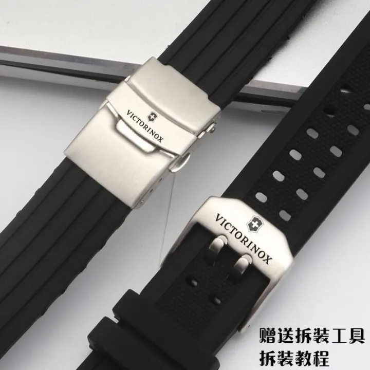 Victorinox Victorinox Watch Band Silicone Strap Rubber Band Soft