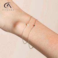 【YF】▤❂  CANNER Ladies Wedding for 925 Bangles Female Anniversary Jewelry Gifts