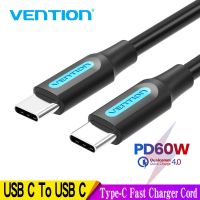 325วังฮีขายดี - /  Vention USB C ถึง USB Type C สาย PD 60W QC4.0 Fast Charger ข้อมูล USB C สำหรับ Macbook Samsung S20 Xiaomi 10 Pro USBC สาย3M