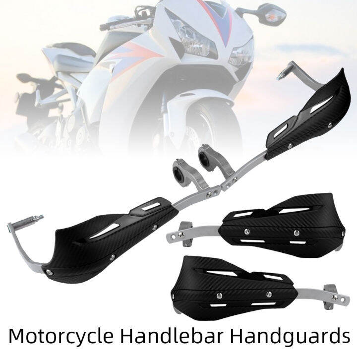 Hittime One Pair 7/8" Motorcycle Universal Handguards Handlebar Guards