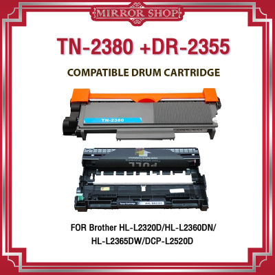 MIRROR TN-2380 /TN2380/TN-2360/TN2360/DR-2355/DR2355/TN 2380 For Brother HL-L2320/L2360D/L2365/DCP-L2520/L2540/MFC-L2700 #ตลับสี #หมึกปริ้นเตอร์ #หมึกสีเครื่องปริ้น