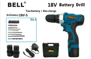 SG Seller Bell 12V Electric Drill Cordless Screwdriver Lithium