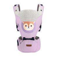 Best Baby เป้อุ้มเด็ก Baby Carriers Backpack Hipseat 4in1 สามารถนั่งและนอนได้ สะพายหน้าและสะพายหลังได้ (แรกเกิด-3ปี)/สีม่วง