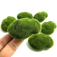 hot【cw】 4 Size Fake Stone Artificial Moss Rocks Decoration Garden and Crafting 2021 Wholesale