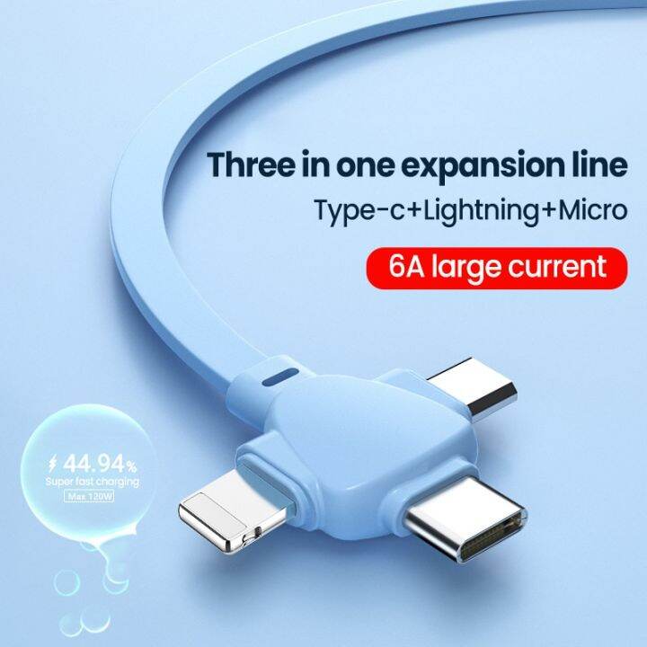 3-in-1-usb-charge-cable-6a-100w-for-iphone-14-retractable-portable-micro-usb-typec-cable-charging-cable-for-samsung-huawei-honor-docks-hargers-docks-c