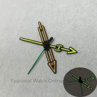 Modified Watch Hands Orange Yellow Green Needle Green Luminous Hands for NH35/ NH36/ 4R/ 7S Automatic Mechanical Movement Accessories