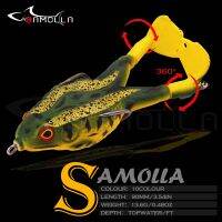 【LZ】✐□  Soft Black Frog Lure Isca Equipamento De Pesca Equipamento De Pesca Pesos Água Superior Peixe Novo 9cm 136g