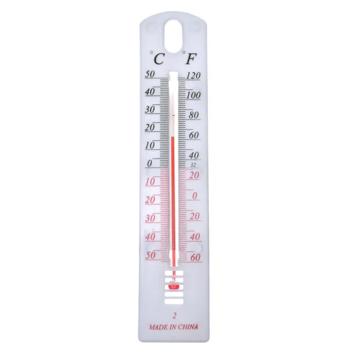 【CW】 Wall Hung Hang Thermometer Outdoor Garden House Garage Indoor ...