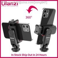 ✤ Ulanzi ST-06S 360°Rotatable Phone Mount Holder Tripod With Cold Shoe For Mic Light Phone Clip For iPhone 12 Pro max Smartphone